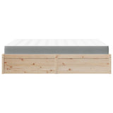 Bed with Mattress 160x200 cm Solid Wood Pine 3281928