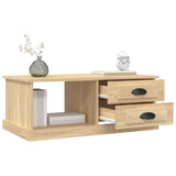 Coffee Table Sonoma Oak 90x50x35 cm Engineered Wood 816243