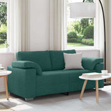 Sofa Dark Green 180 x 77 x 82 cm Fabric 4105232