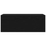 Bathroom Wall Cabinet Black 80x25x30 cm Engineered Wood 860077