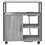 Cabinet with Charging Station Grey Sonoma 61 x 46 x 67 cm 859833