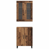 Highboard 2 pcs Old wood Engineered wood 3394521