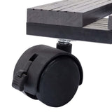 Plant Trolleys 4 pcs Grey 30x30x7,5 cm WPC 3143926