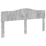 Storage Bed Concrete Grey 200 x 200 cm Engineered Wood 3413064