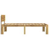 Single Bed Frame with Headboard ROSTOCK White 100 x 200 cm 903460