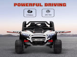 2 Seater 24V 7AH Ride on Truck, Battery Powered Electric Ride On Car w/ Remote, Suspension, 3 T3398P422384