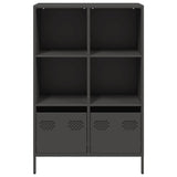 Highboard Black 68x39x103.5 cm Steel 851382