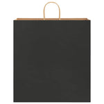 ZNTS Paper Bags 250 pcs with Handles Black 45x17x48 cm 4101653