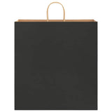 ZNTS Paper Bags 250 pcs with Handles Black 45x17x48 cm 4101653