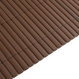 Garden Fence Double-Sided Brown 1.8x3 m PVC 42002621