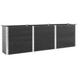 Garden Raised Bed Grey 300x50x91 cm WPC 318100