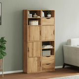 Side Cabinets 4 pcs "ODDA" 40x24x79 cm Solid Wood Pine 3365350