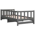 ZNTS Pull-out Day Bed without Mattress Grey 2xcm 814666