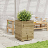 Garden Planter 50x50x72.5 cm Impregnated Wood Pine 3282578