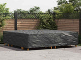 Furniture Cover Plain Black 220 x 220 x 70 cm 420D 4105787