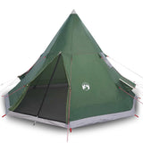 Camping Tent Tipi 4-Person Green Waterproof 94380