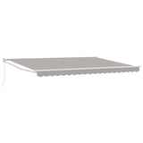 Retractable Awning Light Grey 4 x 2 m 3418938