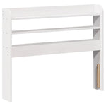Bed Frame without Mattress White 90x190 cm Single Solid Wood Pine 3306567