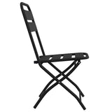 Garden Folding Chair Folding 2 pcs Anthracite 42 x 52 x82cm 42002942