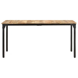 Dining Table 160x80x76 cm Rough Mango Wood 321974