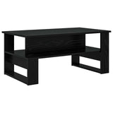 Coffee Table Black Oak 90 x 50 x 40 cm Engineered Wood 8000213