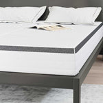 Mattress 2 pcs White and Grey 70 x 200 cm Bonell Spring 4106443