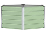 Planter Pastel Green 129 x 129 x75 cm Steel 42018233