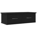 Wall Cabinet Black Oak 60 x 26 x 18.5 cm Engineered Wood 862435