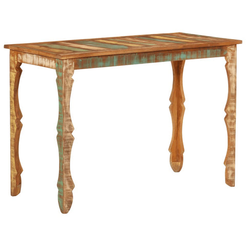 ZNTS Dining Table 110x52x76 cm Solid Wood Reclaimed 354996