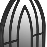 Mirror Black 70x30 cm Iron for Indoor Use 3093526