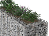 Gabion Raised Bed 2 pcs Silver 170 x 50 x 150 cm 3422234