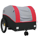 Bike Trailer Black and Red 30 kg Iron 94139