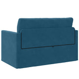 Sofa Bed Blue 124 x 204 x 61 cm Velvet 4106701