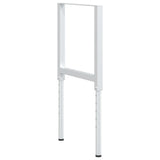 Adjustable Work Bench Frames 2 pcs Metal 55x cm Grey 147932