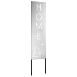 Garden Privacy Screen Silver 32 x 140 cm Galvanised steel 876271
