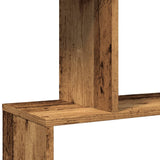 Room Divider Bookcase 5-Tier Old Wood 70x24x161 cm Engineered Wood 858100