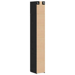 Slim Storage Cabinet Black oak 30 x 42.5 x 225 cm 3365629