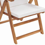 Garden Chair 4 pcs Brown and White 57 x 71.5 x 104 cm 3375769