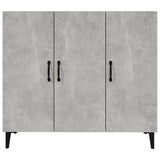 Sideboard Concrete Grey 90x34x80 cm Engineered Wood 812505