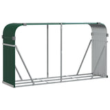 Log Holder Green 180x45x100 cm Galvanised Steel 364544