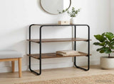 Console Table Smoked Oak 100 x 41 x 75 cm Engineered Wood 8007541