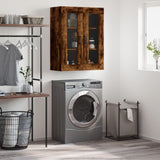 Wall Mounted Cabinet Smoked Oak 69.5x34x90 cm 828489