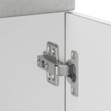 Kitchen Base Cabinet Kalmar Concrete Grey Engineered Wood 853491
