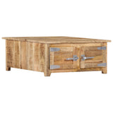 Coffee Table 70x70x30 cm Solid Mango Wood 247693