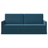 3 Seater Sofa Blue 190 x 81 x 82 cm Velvet 42041129