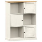 Bookcase VIGO White 90x35x114.5 cm Solid Wood Pine 353182