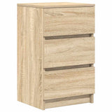 Bedside Cabinets with 3 Drawers 2 pcs Sonoma Oak 39x35x65 cm 861342