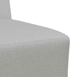 Modular Sofa Unit Armless 3 pcs Cloud Grey 55 x 74 x 82 cm 3399801