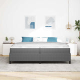 Bed Frame with Mattress Light Grey 200 x 200 cm Fabric 3399140