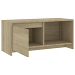 TV Cabinet Sonoma Oak 90x35x40 cm Engineered Wood 809785